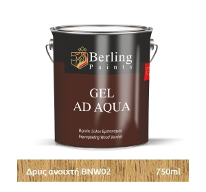 GEL Νερού 750ml Δρυς ανοιχτή Βερνίκι εμποτισμού Σατινέ