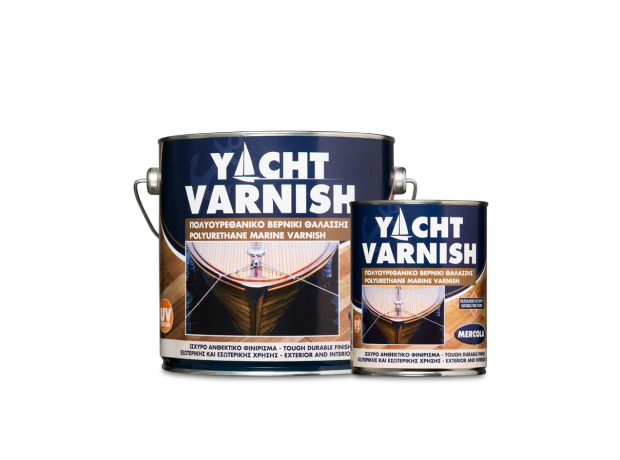 YACHT VARNISH Διάφανο Πολυουρεθανικό γυαλιστερό βερνίκι ξύλου θαλάσσης 750ml