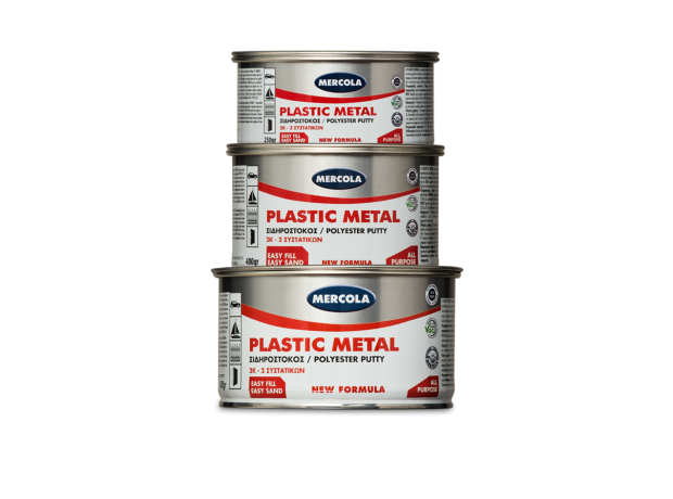 Mercola Plastic Metal Σιδηρόστοκος 2 συστατικών 800gr