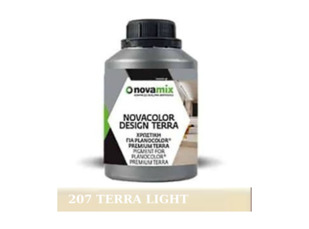 NOVACOLOR DESIGN Βασική χρωστική σε υγρή μορφή (207-TERRA LIGHT) 250ML