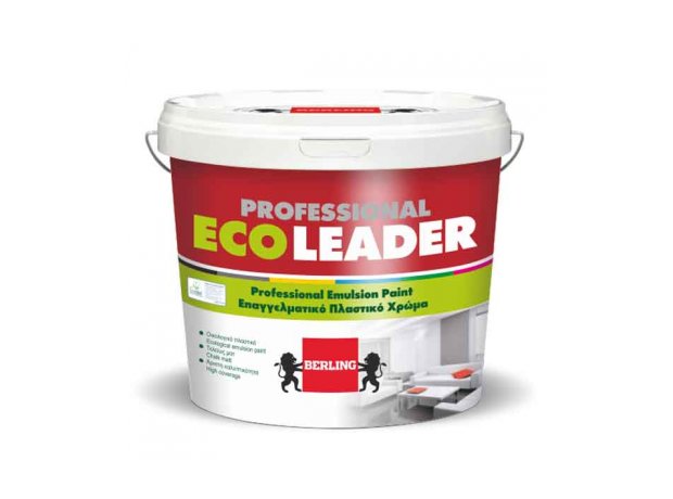 ECO-LEADER PROFESSIONAL Λευκό 3lt-Οικολογικό, πλαστικό χρώμα