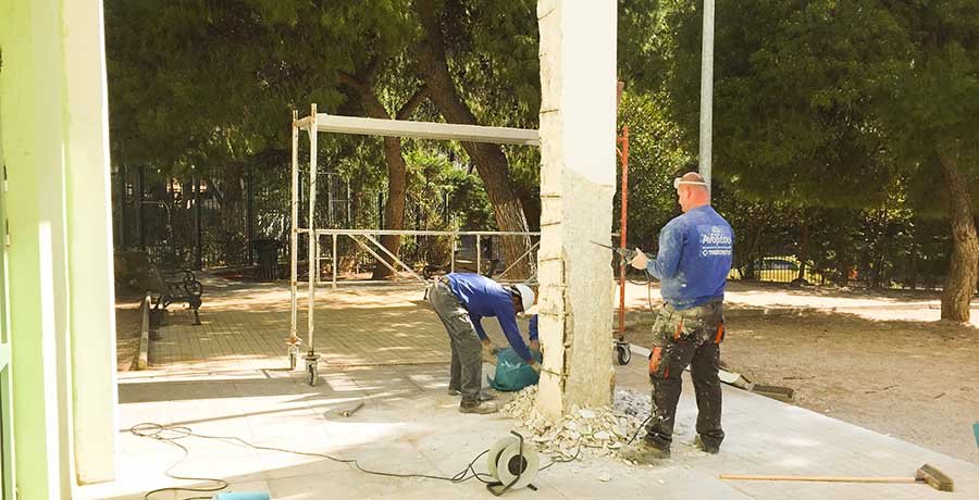 Ενίσχυση κολόνας