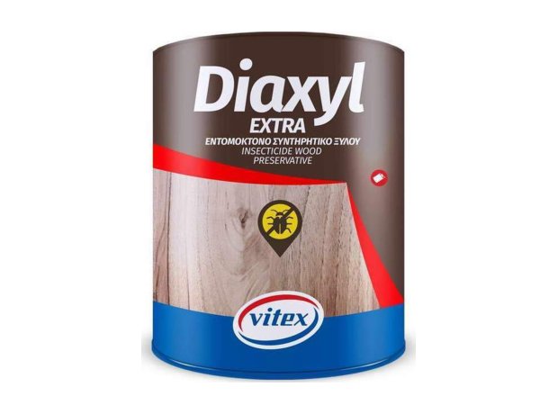 Vitex Diaxyl Extra Συντηρητικό Ξύλου Νερού Άχρωμο Ματ 2.5lt