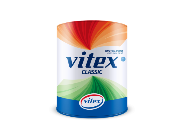 Vitex Classic 3lt λευκό πλαστικό χρώμα