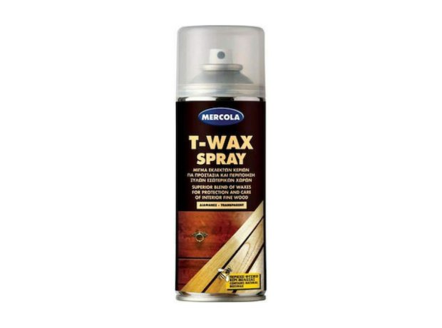 T-WAX Spray Λάδι Συντήρησης Ξύλου Άχρωμο 400ml