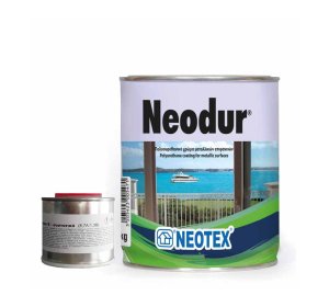 Neodur (A+B) KIT 1kg Κρεμ Ral1013 Πολυουρεθανικό χρώμα 2 συστατικών