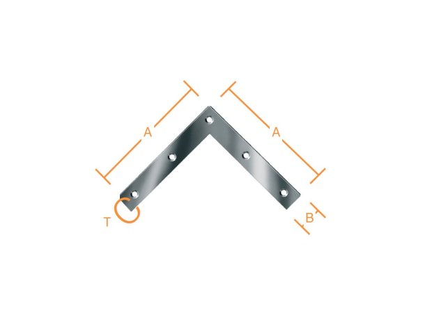 Λαμάκι σύνδεσης γωνιακό γαλβανιζέ 100 x 15mm