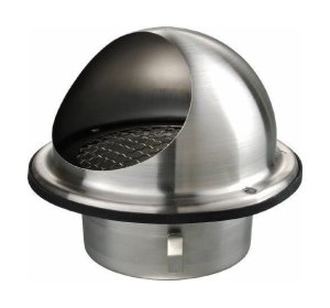 Στόμιο Εξαερισμού Inox Φ125mm
