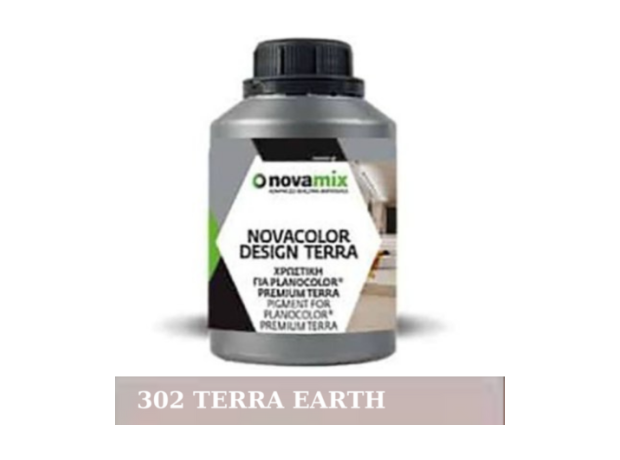NOVACOLOR DESIGN Βασική χρωστική σε υγρή μορφή (302-TERRA EARTH) 250ML