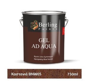 GEL NEPOY ΚΑΣΤΑΝΙΑ 0,75L Βερνίκι ξύλου εμποτισμού Σατινέ