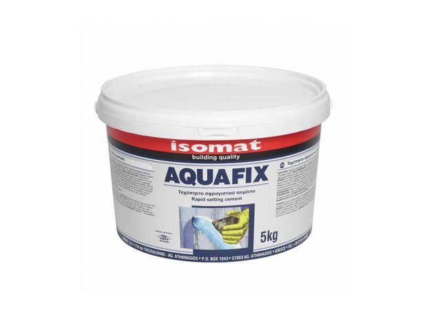 AQUAFIX 5kg Rapid-setting cement for instant sealing of water leaks 