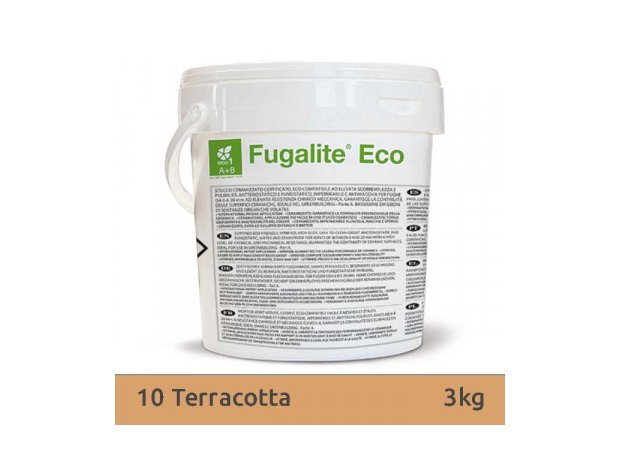 Fugalite Eco 0-10 3kg 10 Terracotta. Αρμόστοκος υγρή πορσελάνη