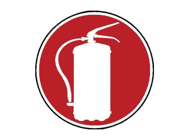 Πινακίδα "Πυροσβεστήρας" Αυτοκόλλητη Φ90ΜΜ
