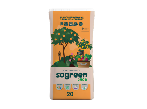 Χώμα SoGreen Grow 20lt