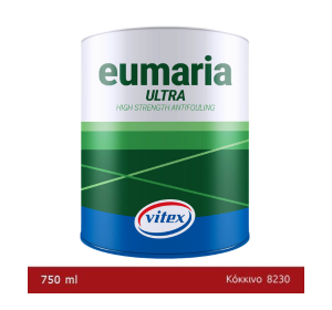 ULTRA Υφαλόχρωμα για μόνιμο ελλιμενισμό. Oxide red 750ml