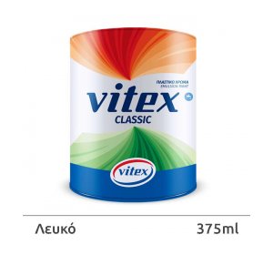 vitex Classic πλαστικό χρώμα εσωτερικού χώρου λευκό, άσπρο