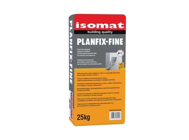 PLANFIX-FINE Grey 25kg Polymer-modified, extra fine-grained cement putty