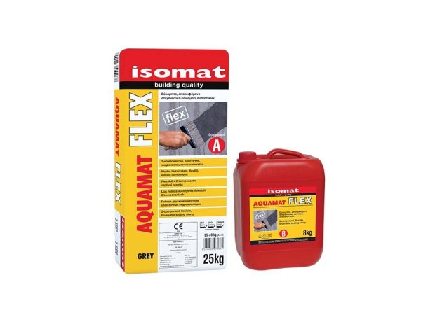 AQUAMAT-FLEX (A & Β) ΓΚΡΙ 33KG