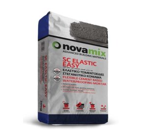 NOVAMIX SC ELASTIC EASY 5kg Γκρι Eλαστικό Στεγανωτικό Kονίαμα