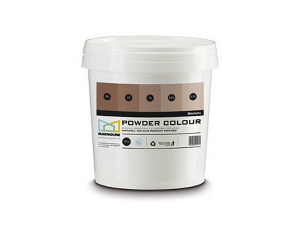 POWDER COLOUR Φυσική χρωστική  πατητής & σοβά. Brown, καφέ 250gr