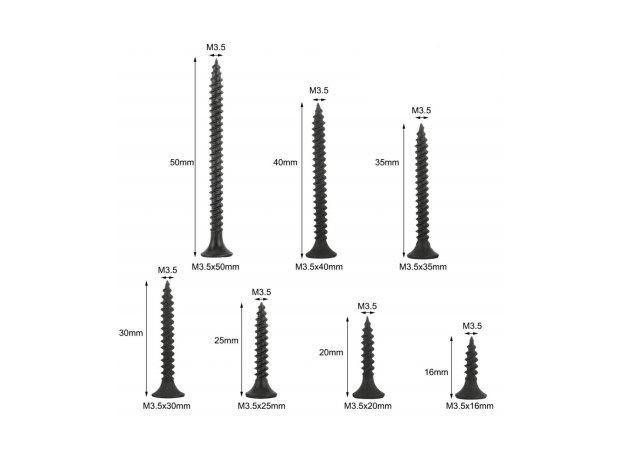 ΒΙΔΕΣ TYP 212 TB 3.5X25MM W