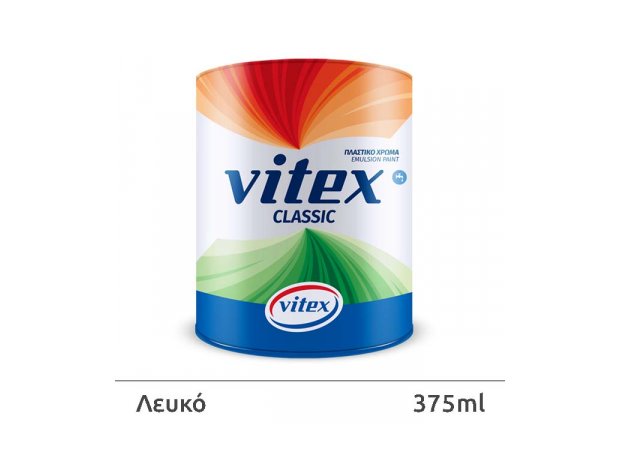vitex Classic πλαστικό χρώμα εσωτερικού χώρου λευκό, άσπρο