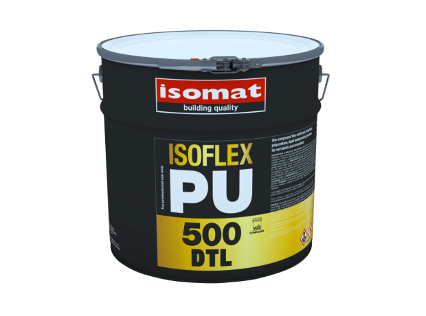 Isomat Isoflex-PU 500 DTL Επαλειφόμενο Στεγανωτικό Πολυουρεθάνης 1kg Λευκό