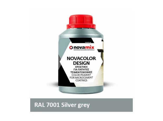 Χρωστική υγρή RAL 7001 Silver grey, γκρι ασημί