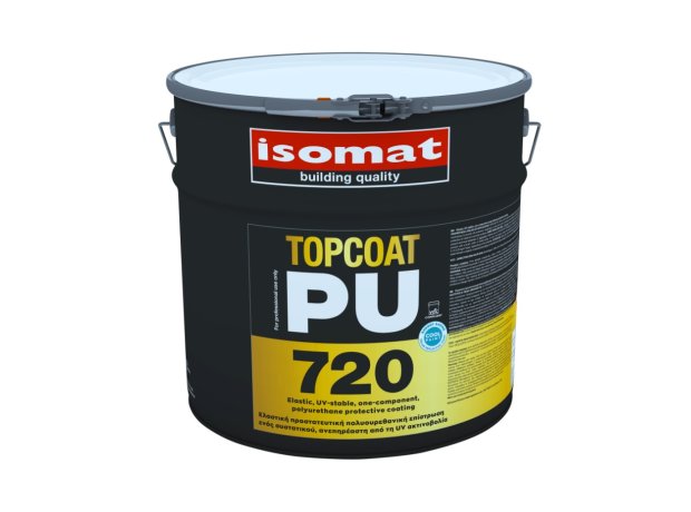 TOPCOAT-PU 720 Πολυουρεθανική Βαφή Λευκή Isomat 5kg