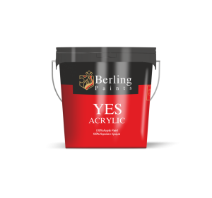 Yes acrylic. 100% ακρυλικό υδατοδιάλυτο  χρώμα. Λευκό