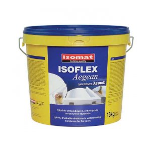 ISOFLEX AEGEAN Λευκό 13kg Υβριδικό επαλειφόμενο, ελαστομερές