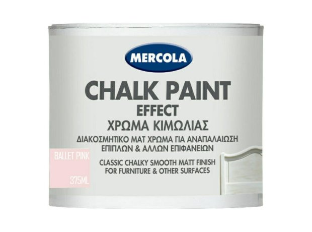 Mercola Chalk Paint Effect Χρώμα Κιμωλίας Ballet Pink 375ml
