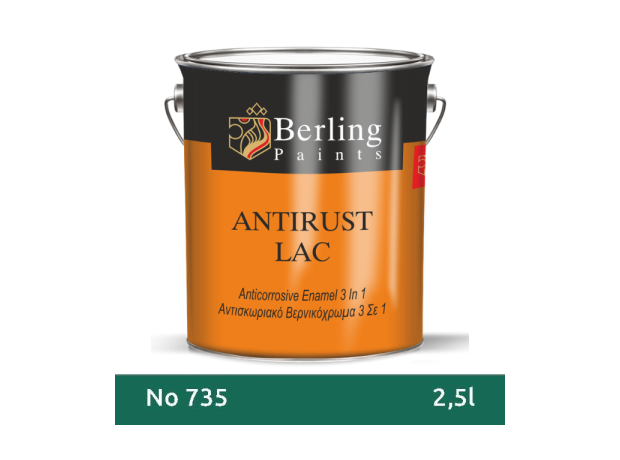 ANTIRUST LAC 2,5L No735 Gloss Αντισκωριακό χρώμα