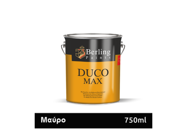 DUCO Μαύρο 750ml Στιλπνό, αντιδιαβρωτικό βερνικόχρωμα