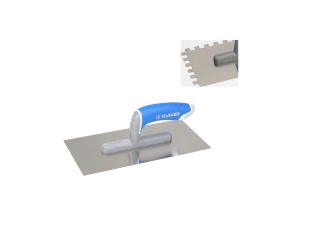 Σπάτουλα μεταλλική δοντωτή 10Χ10 G24-130X270mm