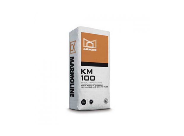 KM100 25kg-Λευκή Κόλλα για Μάρμαρα & Γρανίτες