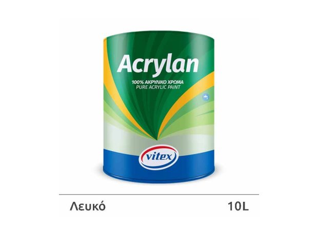 Acrylan 10L Λευκό Ακρυλικό χρώμα