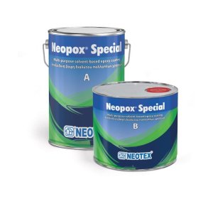 Neotex Neopox Special Γκρι (RAL7035) (Α & B) 10kg Εποξειδική Βαφή Διαλύτου Δύο Συστατικών