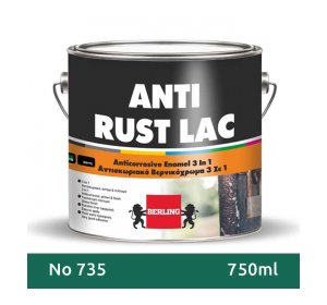 ANTIRUST LAC 735 0.75Lt -αντισκωριακό χρώμα