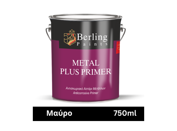 Berling Metal Plus Primer Μαύρο 750ml