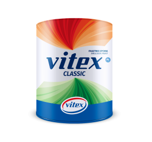 Vitex Classic 10t Λευκό πλαστικό χρώμα