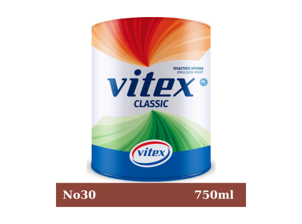 Vitex Classic Πλαστικό Χρώμα No30 Κεραμιδί 750ml