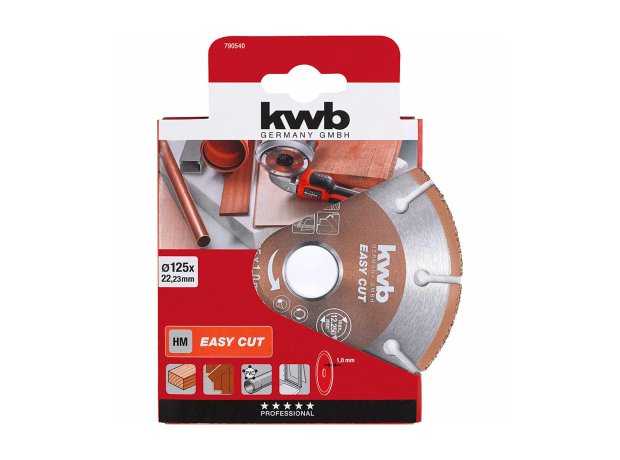 KWB 790540 Δίσκος Κοπής Δομικών Υλικών 125mm