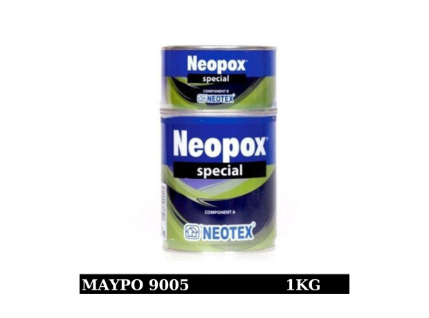 Neopox Special (A+B) 1kg Μαύρο 9005 Εποξειδική βαφή
