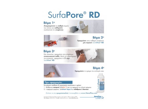 SurfaPore RD 1L Διάλυμα εμποτισμού κατα της υγρασίας