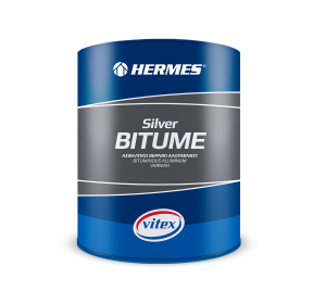 Vitex Ασφαλτικό Βερνίκι Silver Bitume Επαλειφόμενο Στεγανωτικό 5lt Λευκό