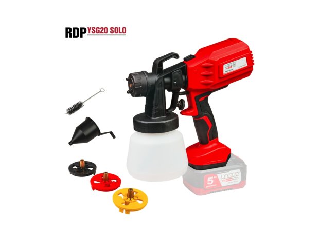 R20 Solo Πιστόλι βαφής 20V με δοχείο 0,8L RDP-YSG20 074208