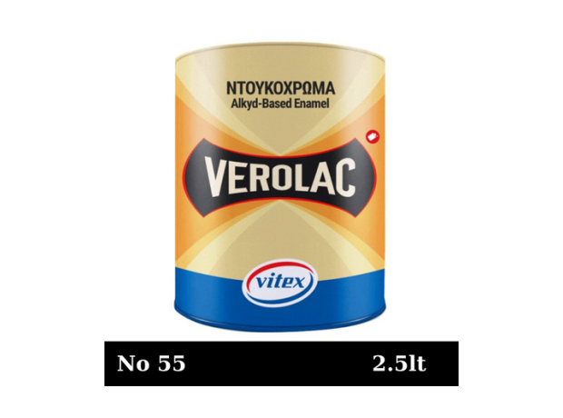 Verolac 2.5lt Νο 55 Ματ Ντουκόχρωμα