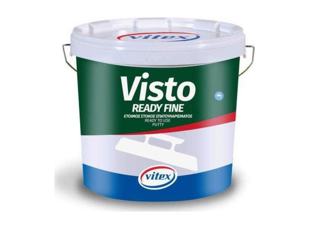 Στόκος Σπατουλαρίσματος Vitex Visto Ready Λευκός 5Kg