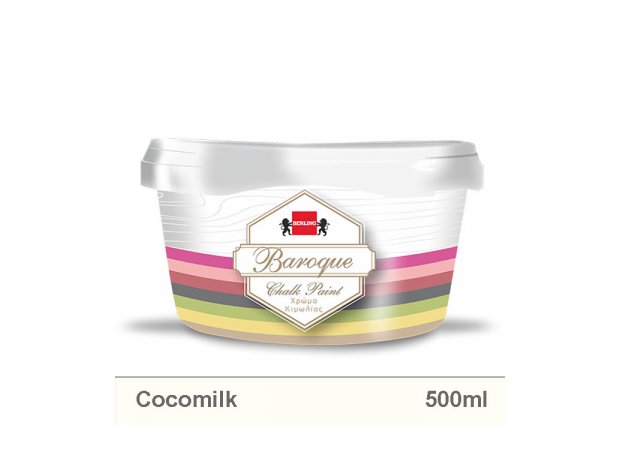 BAROQUE Χρώμα Κιμωλίας 0,5L Coco milk